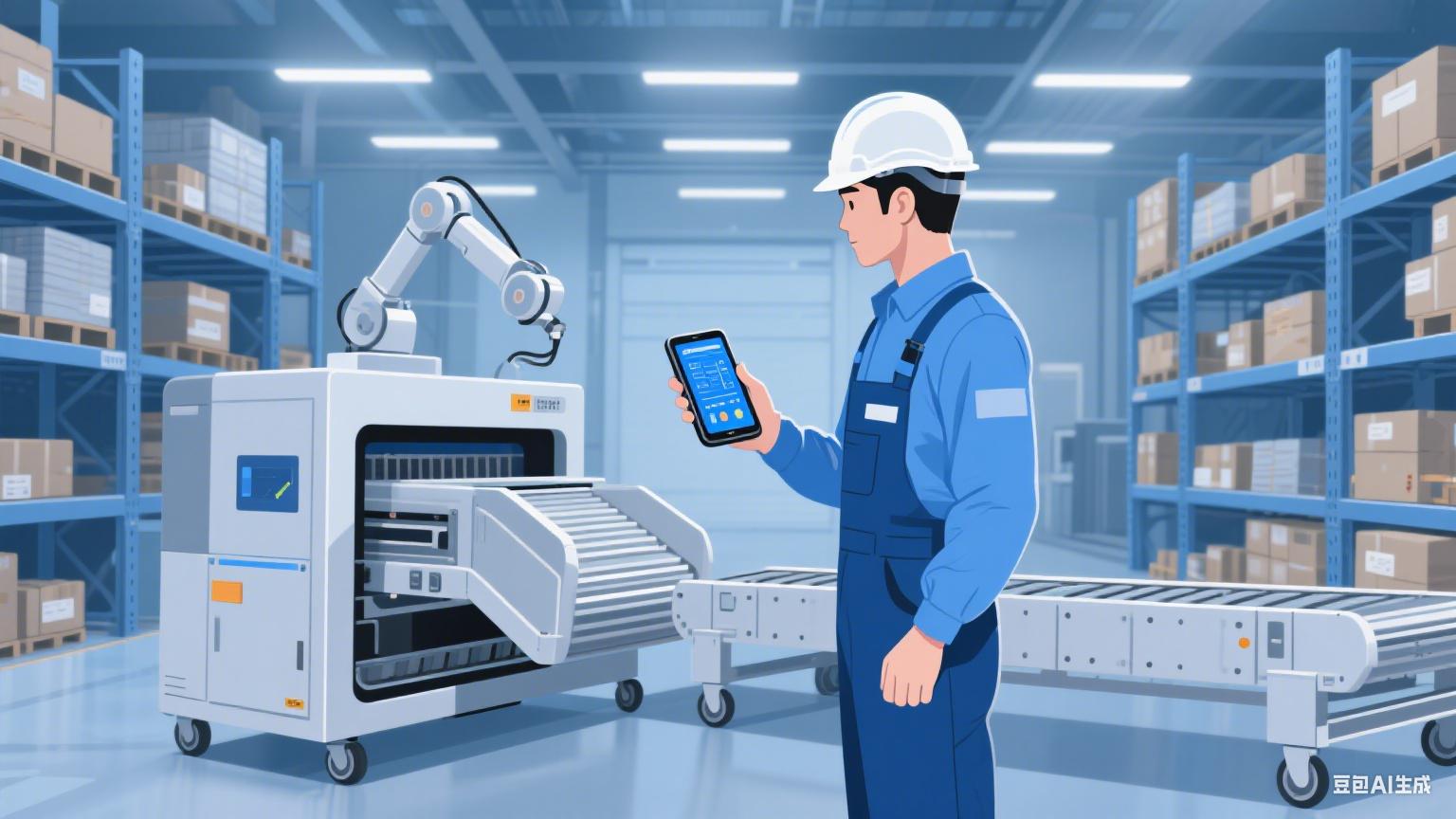 Lingser仓库机器人管理移动 App，赋能智能仓储升级